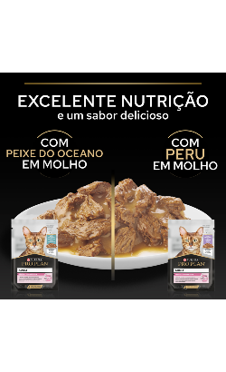 Pro Plan Cat Adult Delicate Digestion Multipack Turkey & Ocean Fish in Gravy – imagem secundária 3