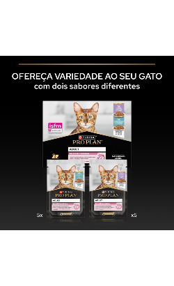 Pro Plan Cat Adult Delicate Digestion Multipack Turkey & Ocean Fish in Gravy – imagem secundária 4