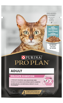 Pro Plan Cat Adult Delicate Digestion with Ocean Fish in Gravy – imagem secundária 1
