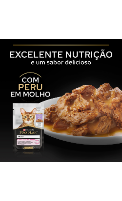 Pro Plan Cat Adult Delicate Digestion with Turkey in Gravy – imagem secundária 3