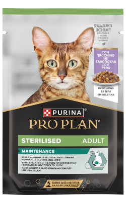 Pro Plan Cat Adult Sterilised Maintenance with Turkey in Jelly – imagem secundária 1