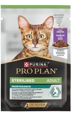 Pro Plan Cat Adult Sterilised Maintenance with Duck in Gravy