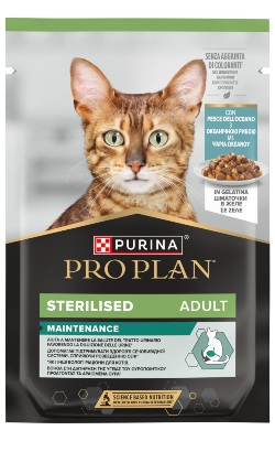 Pro Plan Cat Adult Sterilised Maintenance with Ocean Fish in Jelly – imagem secundária 1