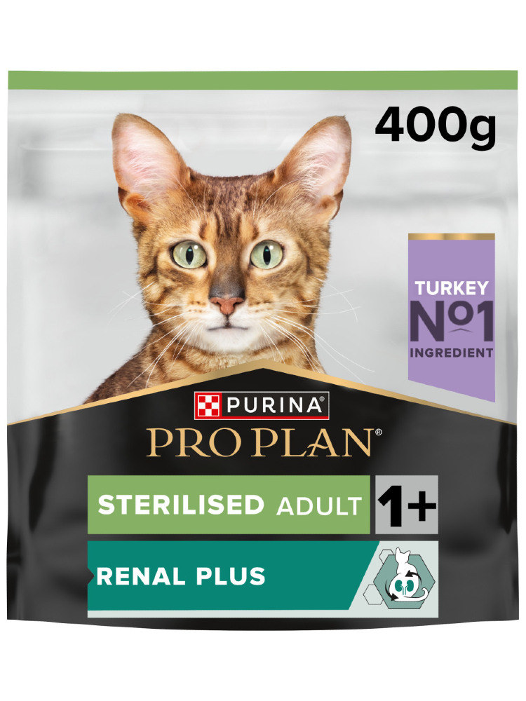 Pro Plan Cat Renal Plus Sterilised Adult Turkey & Rice – imagem secundária 1