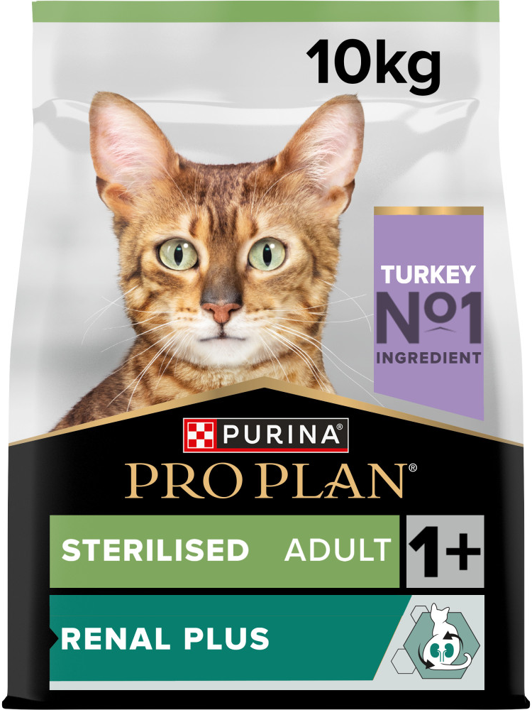 Pro Plan Cat Renal Plus Sterilised Adult Turkey & Rice – imagem secundária 2