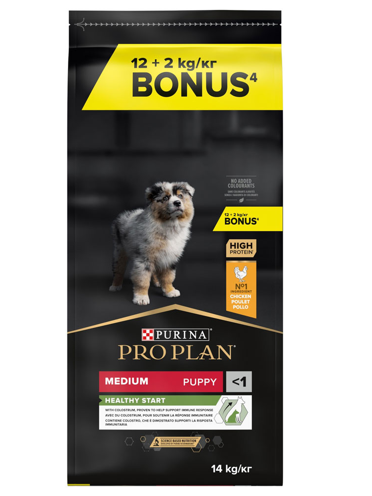 Pro Plan Medium Puppy Healthy Start - Bónus