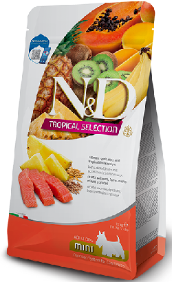 Ração para cão N&D Tropical Selection Salmon Adult Mini