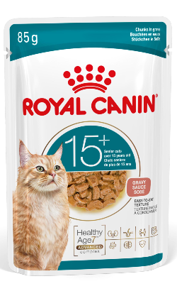 Royal Canin Cat Ageing +15 in Gravy – imagem secundária 1