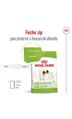 Royal Canin X-Small Adult 8+ – imagem secundária 9