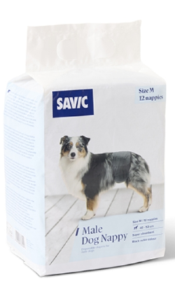 Savic Fraldas Descartáveis Nappy para Cão Macho – imagem secundária 2