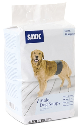 Savic Fraldas Descartáveis Nappy para Cão Macho – imagem secundária 3