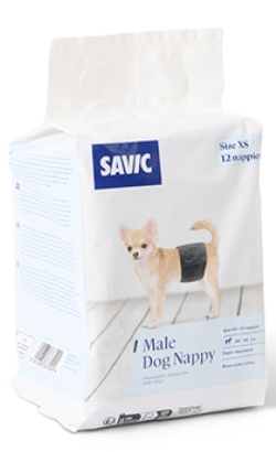 Savic Fraldas Descartáveis Nappy para Cão Macho