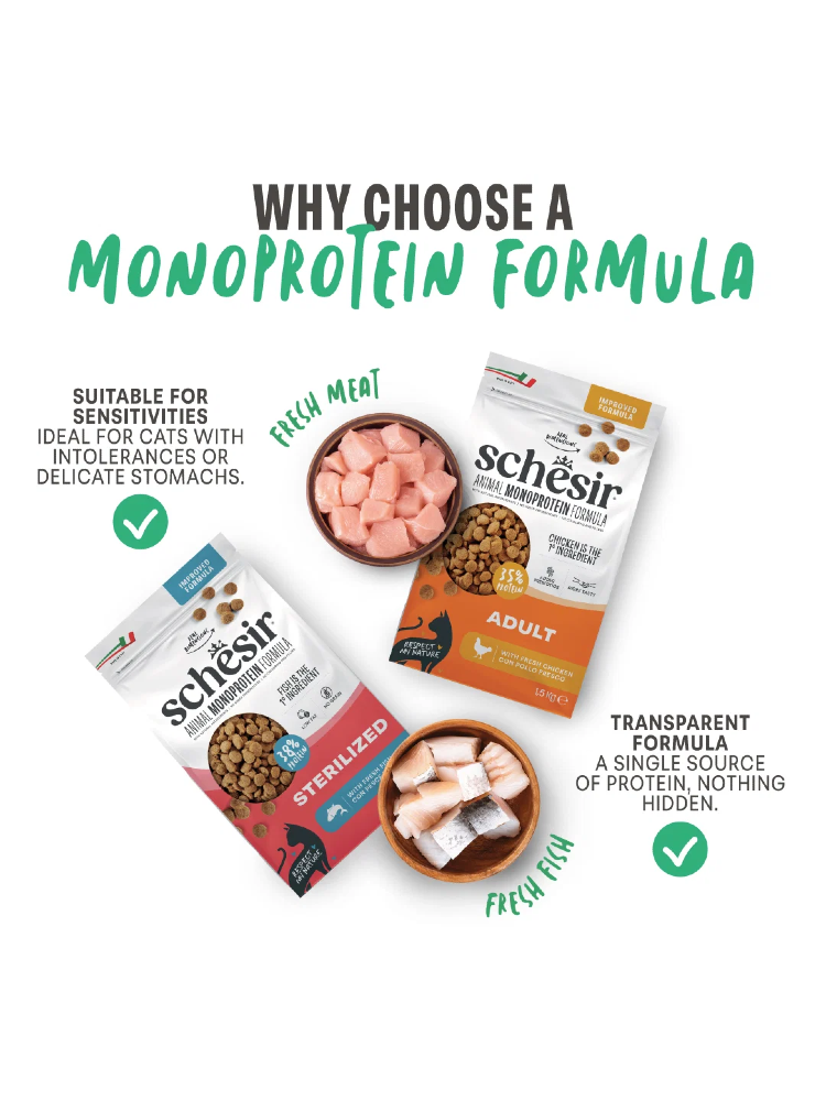 Schesir Cat Sterilized Monoprotein Formula with Chicken – imagem secundária 4