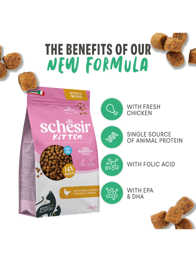 Schesir Kitten Monoprotein Formula with Chicken – imagem secundária 2