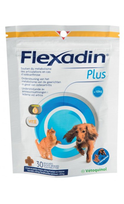 Suplemento para Cão e Gato Vétoquinol Flexadin Plus | Raças Pequenas e Gatos – imagem principal