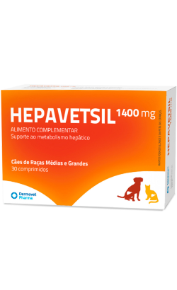 Suplemento para cão Hepavetsil 1400 mg | Raças Médias e Grandes – imagem principal