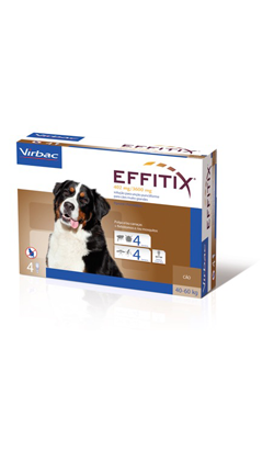 Suplemento Virbac Dog Effitix -XL- Spot-On 40-60 kg para cão – imagem principal