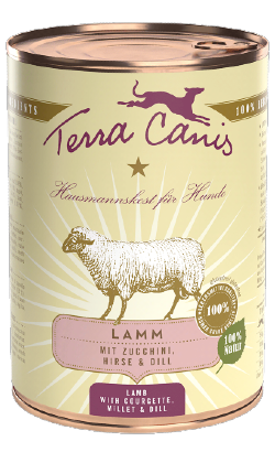 Terra Canis Cordeiro com Courgette, Milhete e Endro – imagem principal