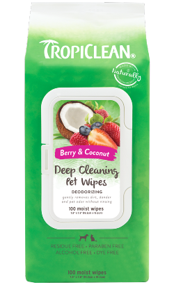Tropiclean Deep Cleaning Wipes – imagem principal
