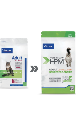 Virbac HPM Adult Neutered & Entire Cat with Salmon – imagem secundária 1