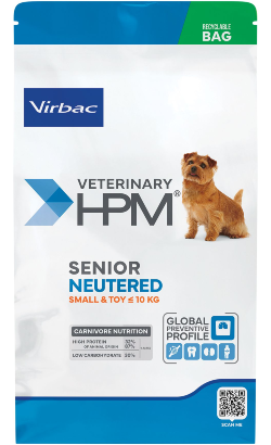 Virbac HPM Senior Neutered Small & Toy