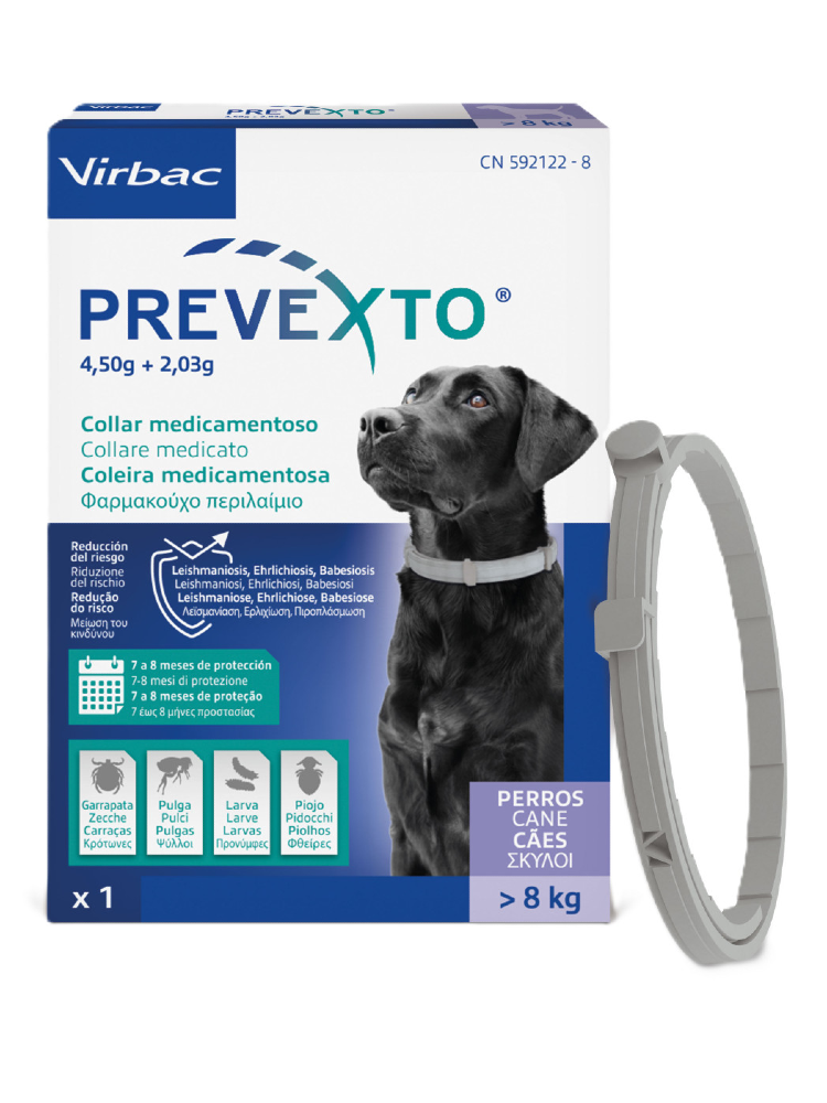 Virbac Prevexto Coleira Medicamentosa para Cães Grandes