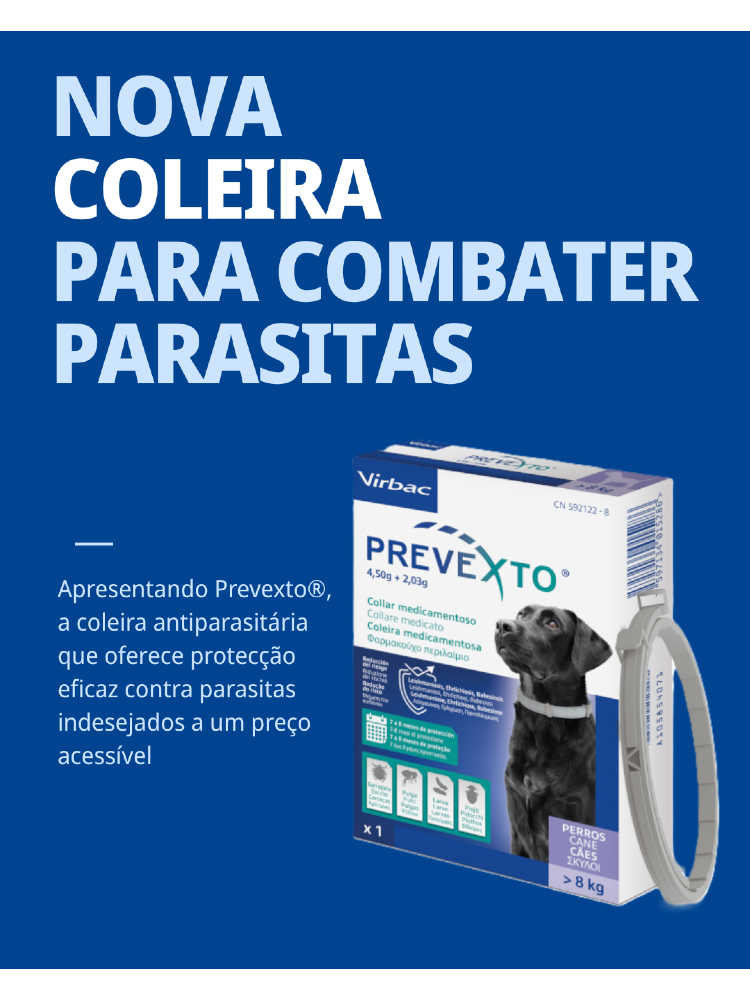Virbac Prevexto Coleira Medicamentosa para Cães Grandes – imagem secundária 7