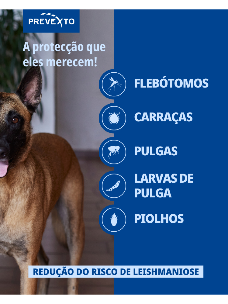 Virbac Prevexto Coleira Medicamentosa para Cães Grandes – imagem secundária 9