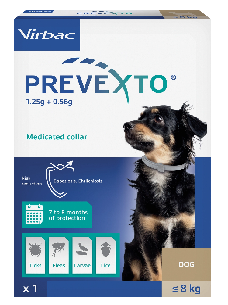 Virbac Prevexto Coleira Medicamentosa para Cães Pequenos – imagem secundária 1