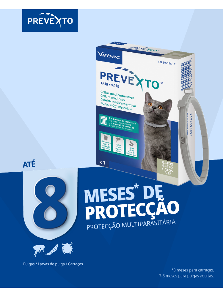 Virbac Prevexto Coleira Medicamentosa para Gatos – imagem secundária 10