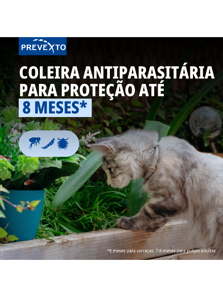 Virbac Prevexto Coleira Medicamentosa para Gatos – imagem secundária 2