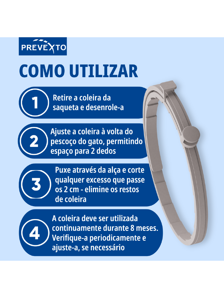 Virbac Prevexto Coleira Medicamentosa para Gatos – imagem secundária 5
