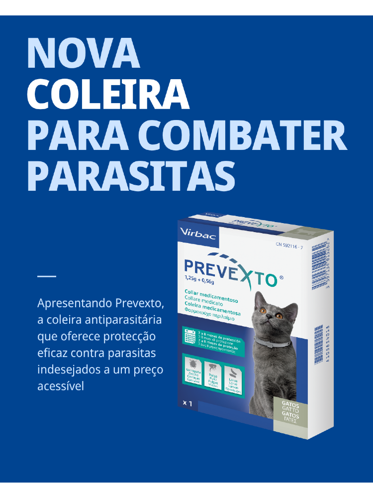 Virbac Prevexto Coleira Medicamentosa para Gatos – imagem secundária 7