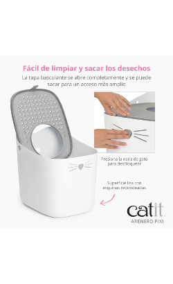 WC p/ gatos Catit Pixi Top Entry – imagem secundária 3