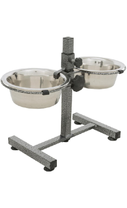 Suporte Duplo Regulável com 2 Gamelas